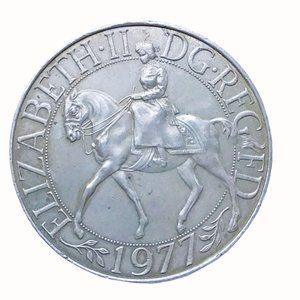 Rare Coin 1977 Commemorating Queen Elizabeth II Silver Jubilee